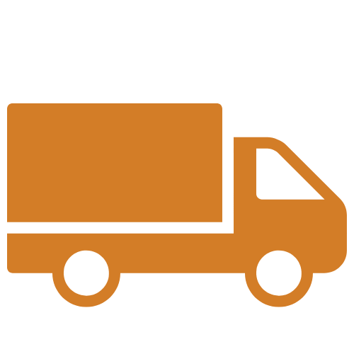 Icon eines Lkw als Symbol für Transport- und Lieferleistungen.